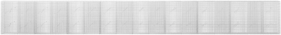 Gabionas su 3,5 mm viela ir 5x2,5 cm tinkleliu 850x10x100 cm
