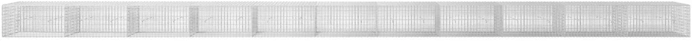 Gabionas su 3,5 mm viela ir 5x2,5 cm tinkleliu 1100x30x50 cm