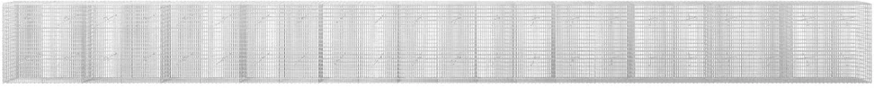 Gabionas su 3,5 mm viela ir 5x2,5 cm tinkleliu 1100x20x100 cm