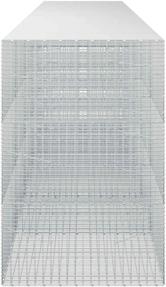 Gabionas su 3,5 mm viela ir 5x2,5 cm tinkleliu 550x100x150 cm
