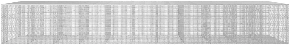 Gabionas su 3,5 mm viela ir 5x2,5 cm tinkleliu 1100x100x150 cm