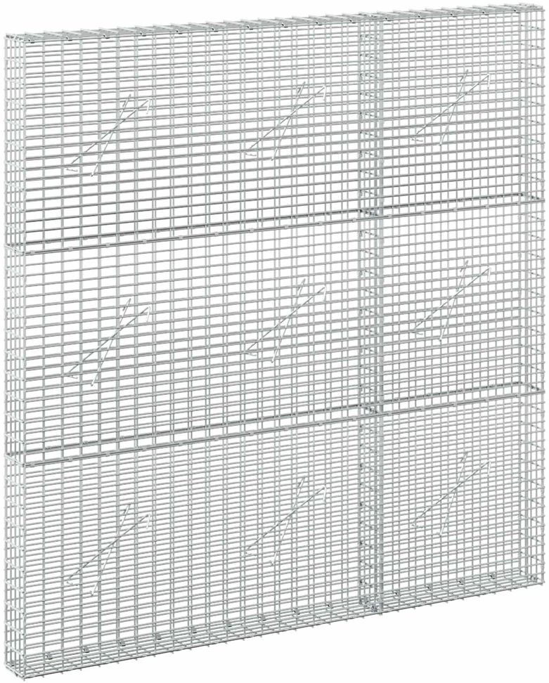 Gabionas su 3,5 mm viela ir 5x2,5 cm tinkleliu 150x10x150 cm