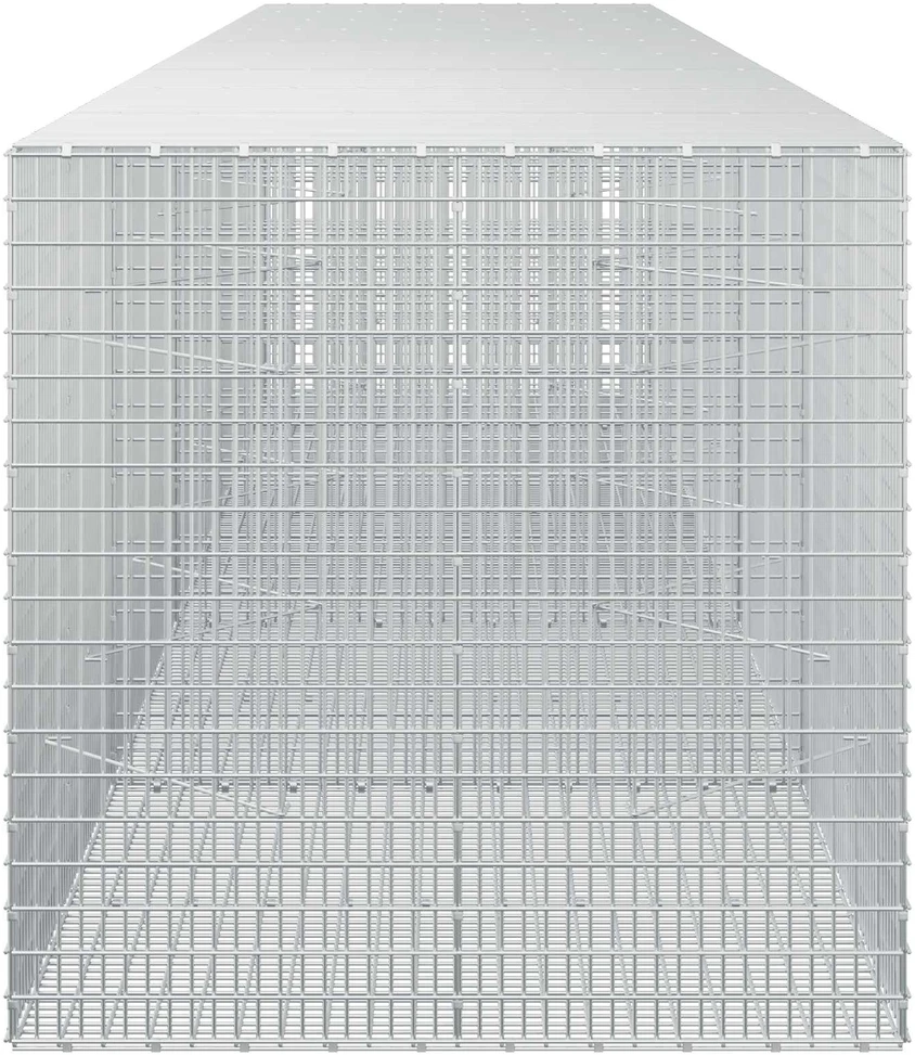 Gabionas su 3,5 mm viela ir 5x2,5 cm tinkleliu 450x100x100 cm