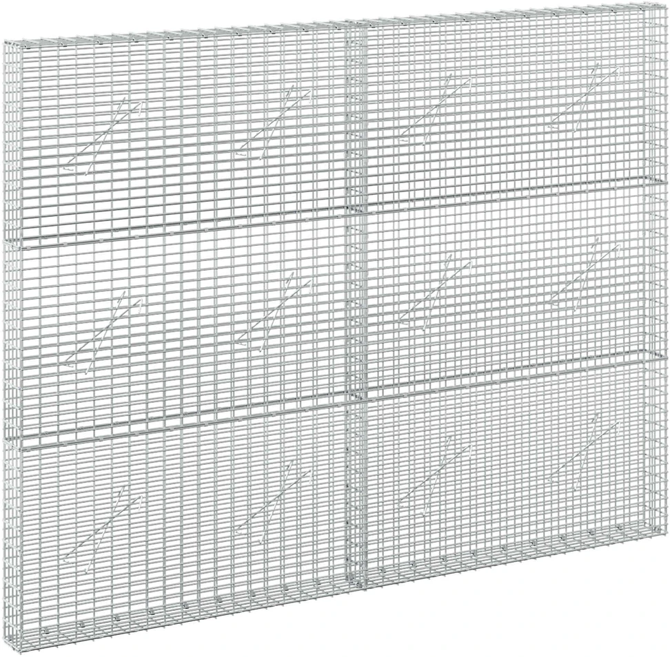 Gabionas su 3,5 mm viela ir 5x2,5 cm tinkleliu 200x10x150 cm