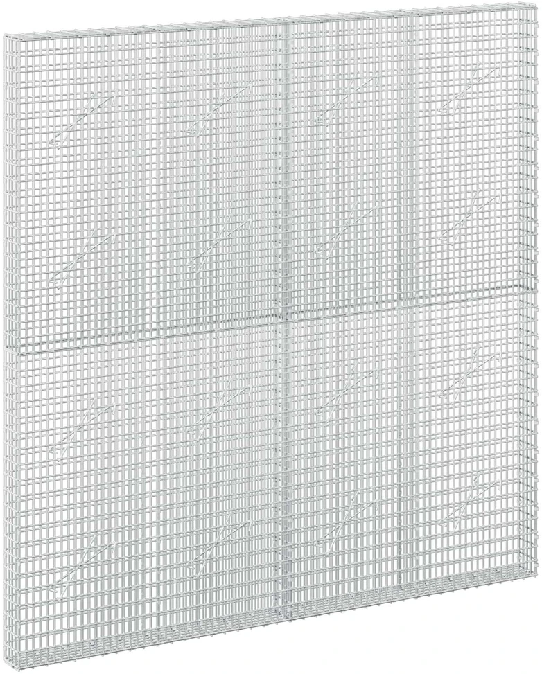 Gabionas su 3,5 mm viela ir 5x2,5 cm tinkleliu 200x10x200 cm