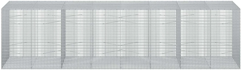 Gabionas su 3,5 mm viela ir 5x2,5 cm tinkleliu 400x100x100 cm