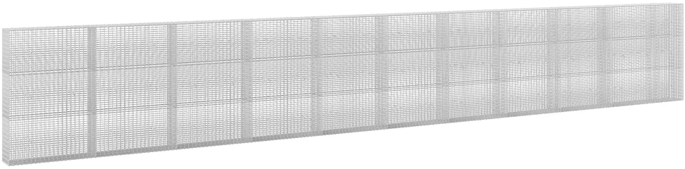 Gabionas su 3,5 mm viela ir 5x2,5 cm tinkleliu 1050x30x150 cm