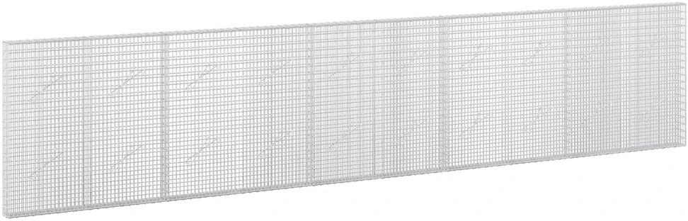 Gabionas su 3,5 mm viela ir 5x2,5 cm tinkleliu 500x10x100 cm