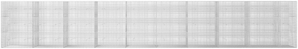 Gabionas su 3,5 mm viela ir 5x2,5 cm tinkleliu 950x30x150 cm