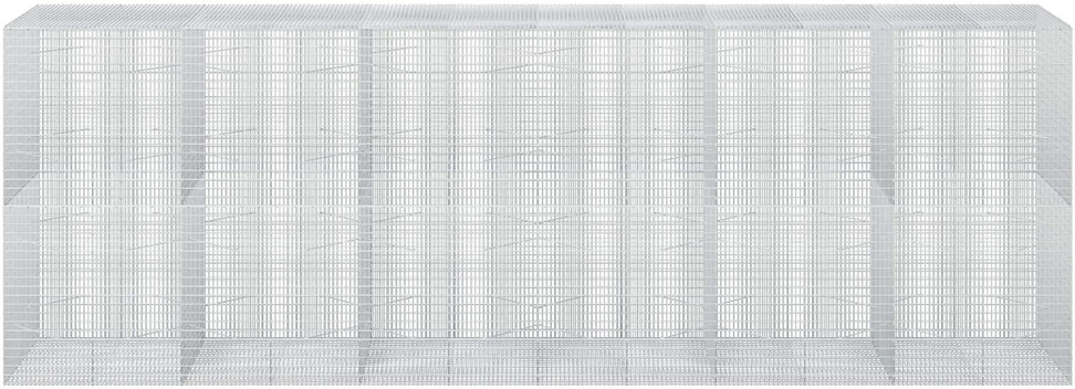 Gabionas su 3,5 mm viela ir 5x2,5 cm tinkleliu 600x100x200 cm