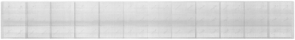 Gabionas su 3,5 mm viela ir 5x2,5 cm tinkleliu 1200x10x150 cm