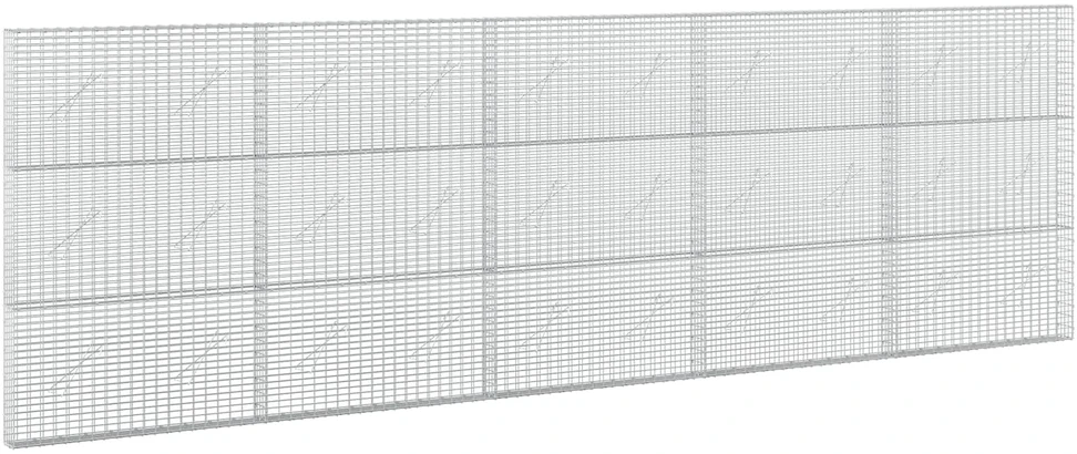 Gabionas su 3,5 mm viela ir 5x2,5 cm tinkleliu 500x10x150 cm