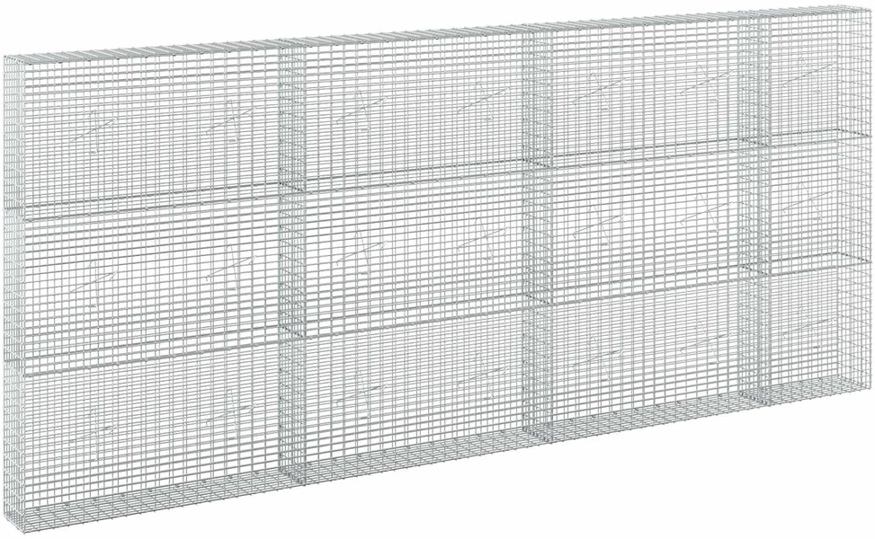 Gabionas su 3,5 mm viela ir 5x2,5 cm tinkleliu 350x20x150 cm