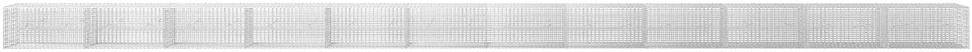 Gabionas su 3,5 mm viela ir 5x2,5 cm tinkleliu 1200x20x50 cm
