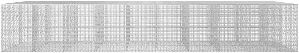 Gabionas su 3,5 mm viela ir 5x2,5 cm tinkleliu 950x100x150 cm