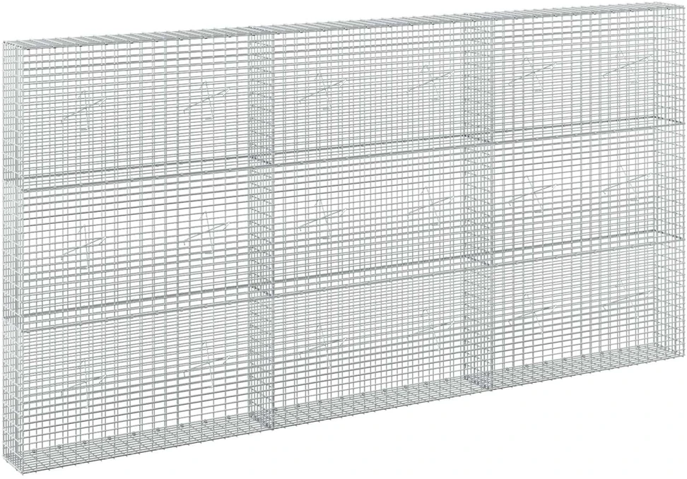 Gabionas su 3,5 mm viela ir 5x2,5 cm tinkleliu 300x20x150 cm
