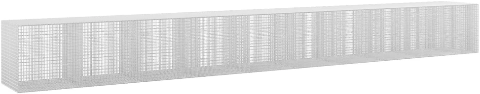 Gabionas su 3,5 mm viela ir 5x2,5 cm tinkleliu 950x100x100 cm