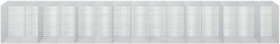 Gabionas su 3,5 mm viela ir 5x2,5 cm tinkleliu 750x100x100 cm