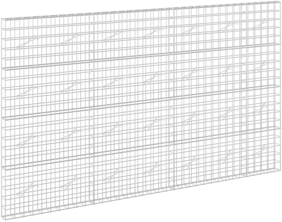 Gabionas su 5 mm viela ir 10x10 cm tinkleliu 350x10x200 cm