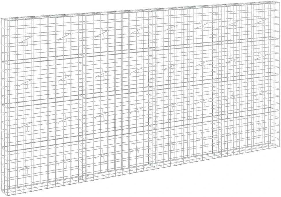 Gabionas su 5 mm viela ir 10x10 cm tinkleliu 400x20x200 cm