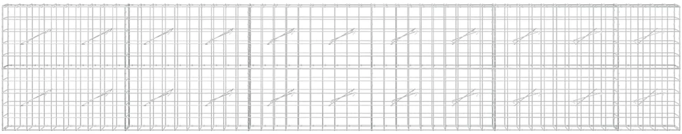 Gabionas su 5 mm viela ir 10x10 cm tinkleliu 550x10x100 cm