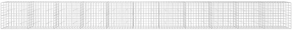 Gabionas su 5 mm viela ir 10x10 cm tinkleliu 1100x30x100 cm