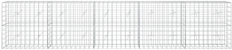 Gabionas su 5 mm viela ir 10x10 cm tinkleliu 500x20x100 cm
