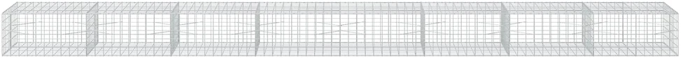 Gabionas su 5 mm viela ir 10x10 cm tinkleliu 800x100x50 cm