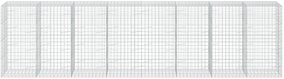 Gabionas su 5 mm viela ir 10x10 cm tinkleliu 800x100x200 cm