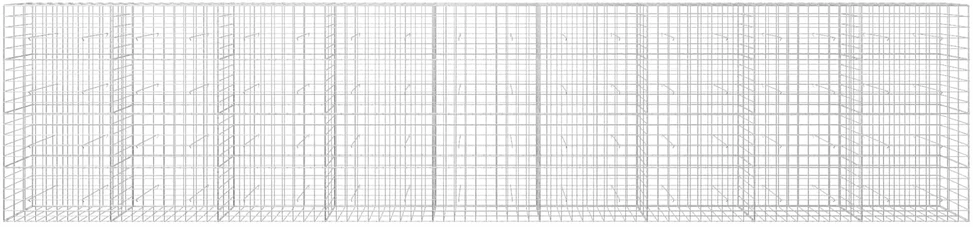 Gabionas su 5 mm viela ir 10x10 cm tinkleliu 900x30x200 cm