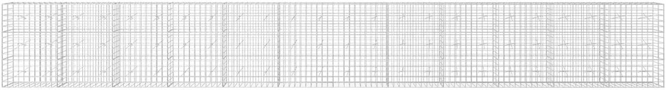 Gabionas su 5 mm viela ir 10x10 cm tinkleliu 1200x20x150 cm