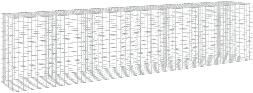 Gabionas su 5 mm viela ir 10x10 cm tinkleliu 650x100x150 cm