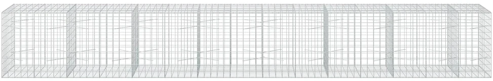 Gabionas su 5 mm viela ir 10x10 cm tinkleliu 750x100x100 cm
