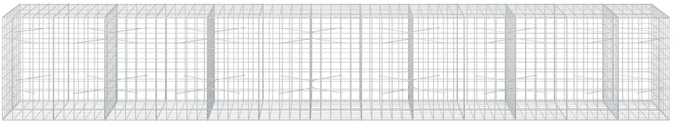 Gabionas su 5 mm viela ir 10x10 cm tinkleliu 650x100x100 cm