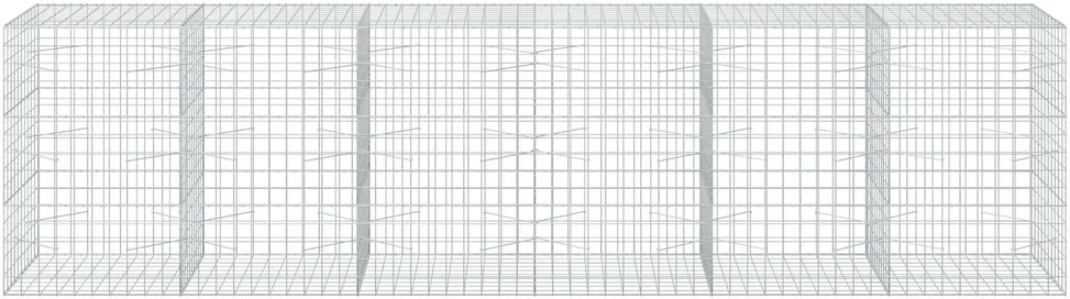 Gabionas su 5 mm viela ir 10x10 cm tinkleliu 600x100x150 cm