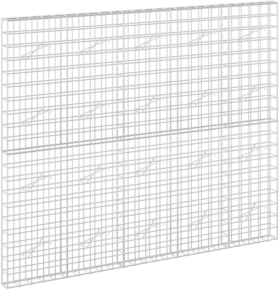 Gabionas su 5 mm viela ir 10x10 cm tinkleliu 250x10x200 cm