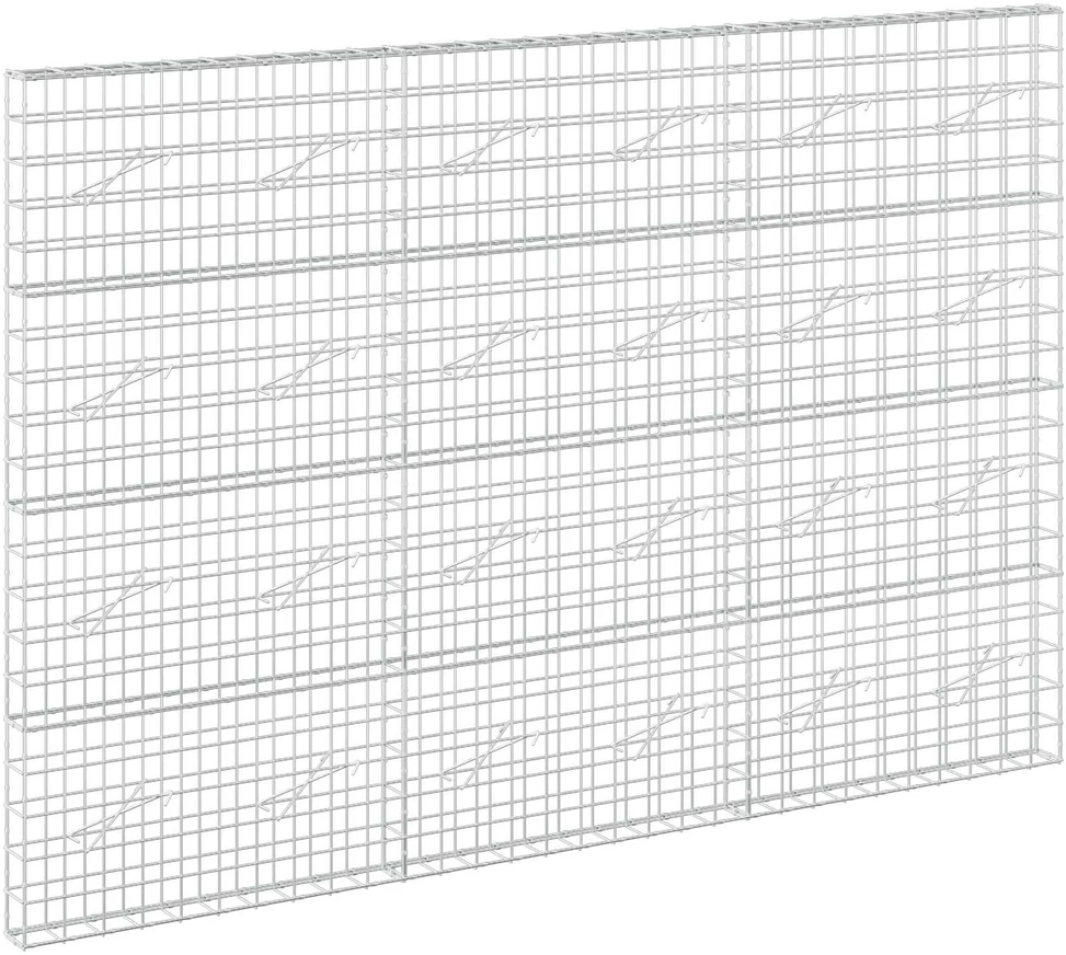 Gabionas su 5 mm viela ir 10x10 cm tinkleliu 300x10x200 cm