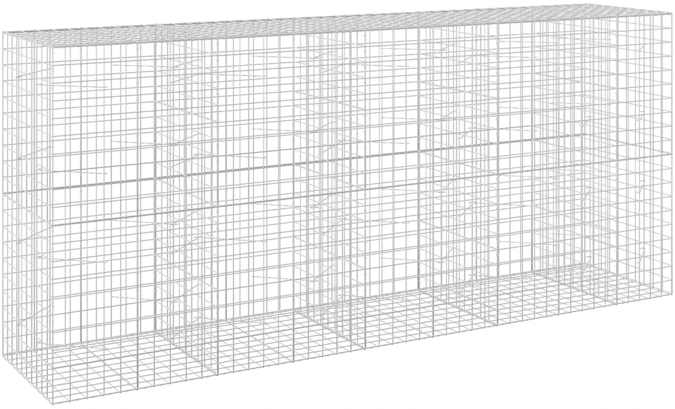 Gabionas su 5 mm viela ir 10x10 cm tinkleliu 450x100x200 cm