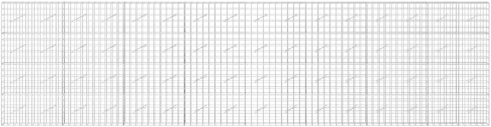 Gabionas su 5 mm viela ir 10x10 cm tinkleliu 800x10x200 cm