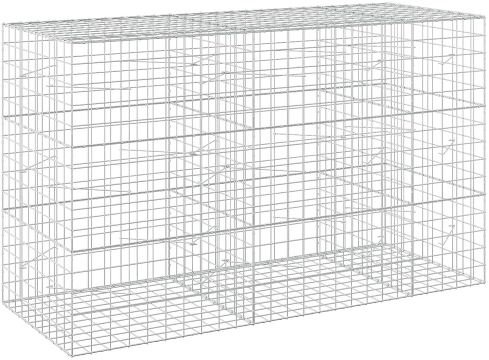 Gabionas su 5 mm viela ir 10x10 cm tinkleliu 250x100x150 cm