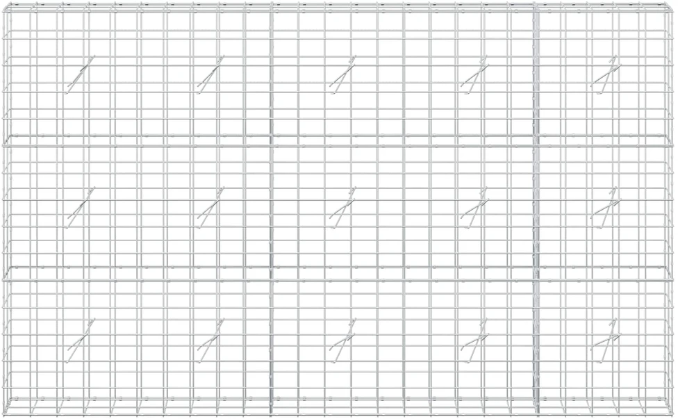 Gabionas su 5 mm viela ir 10x10 cm tinkleliu 250x20x150 cm