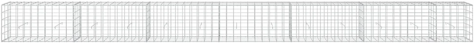 Gabionas su 5 mm viela ir 10x10 cm tinkleliu 650x30x50 cm