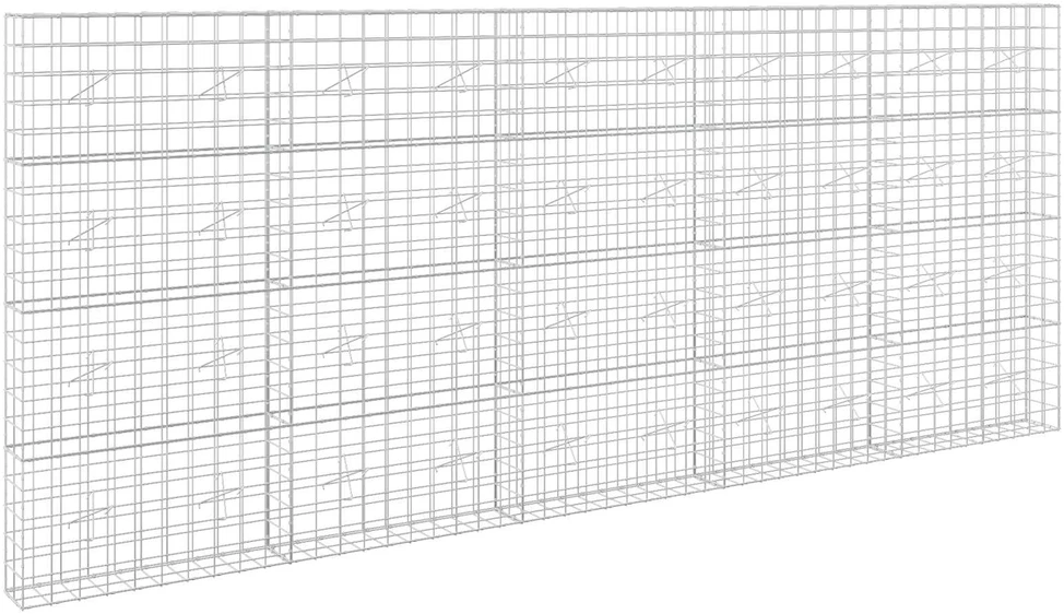 Gabionas su 5 mm viela ir 10x10 cm tinkleliu 500x20x200 cm
