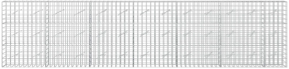 Gabionas su 5 mm viela ir 10x10 cm tinkleliu 650x10x150 cm