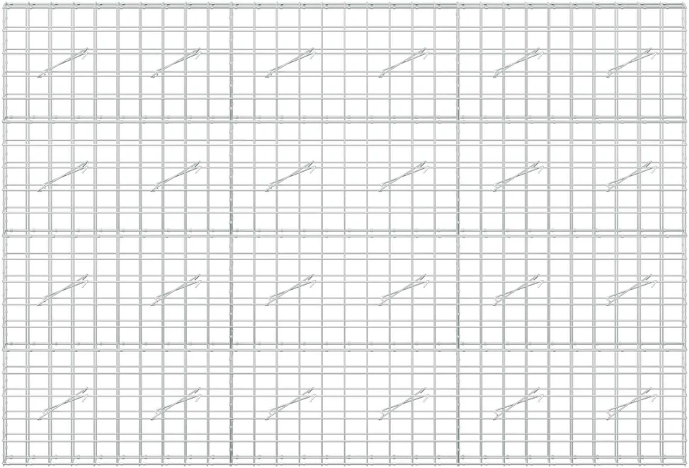 Gabionas su 5 mm viela ir 10x10 cm tinkleliu 300x10x200 cm
