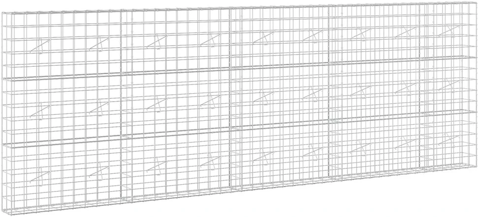 Gabionas su 5 mm viela ir 10x10 cm tinkleliu 450x20x150 cm