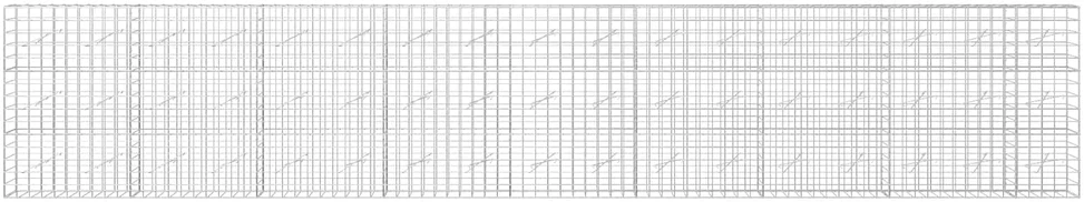 Gabionas su 5 mm viela ir 10x10 cm tinkleliu 850x10x150 cm