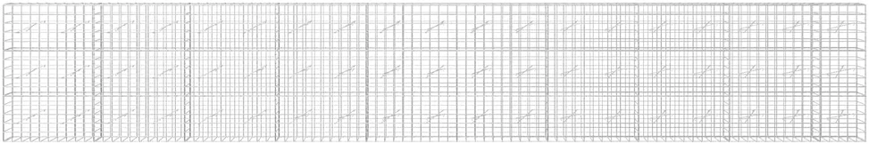 Gabionas su 5 mm viela ir 10x10 cm tinkleliu 950x10x150 cm