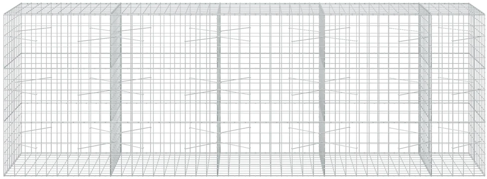 Gabionas su 5 mm viela ir 10x10 cm tinkleliu 450x100x150 cm