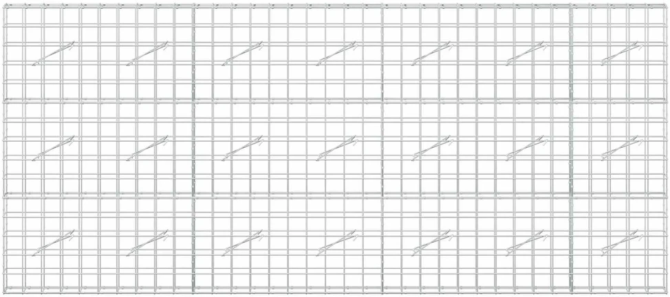Gabionas su 5 mm viela ir 10x10 cm tinkleliu 350x10x150 cm